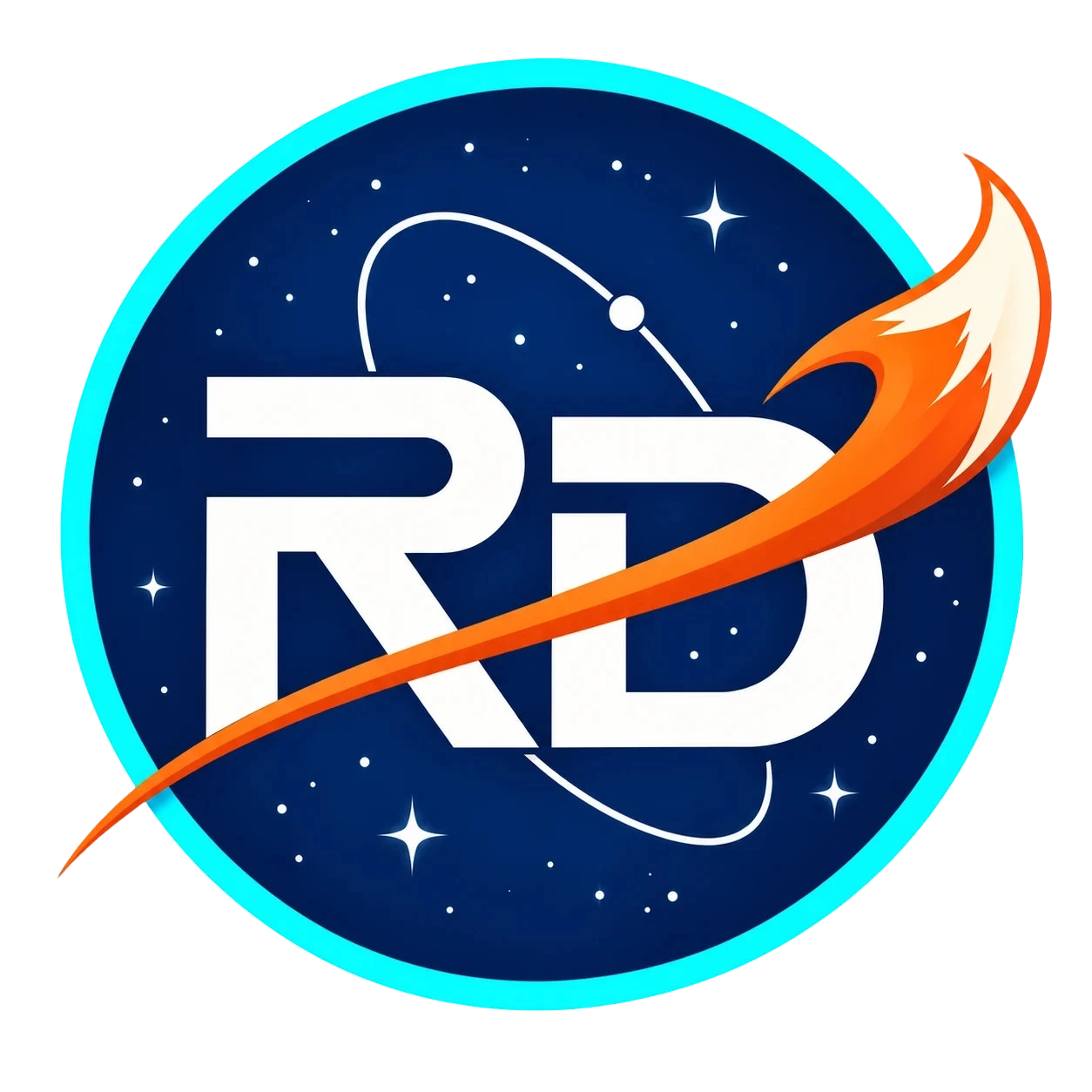 RSL Drafter orbital RD emblem with an orange fox-tail accent.